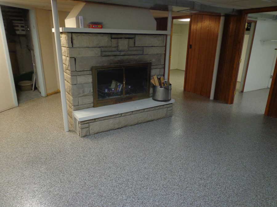 Epoxy Flake Flooring | Decorative Concrete Columbus Ohio